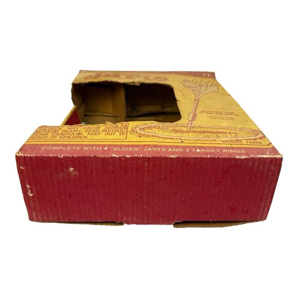 BOX ONLY READ Vintage Regent Jarts Lawn Dart Game Box Only AS IS - Picture 6 of 7